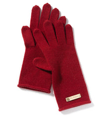 Fall & Winter Pure Cashmere Cuffed Knit Warm Gloves