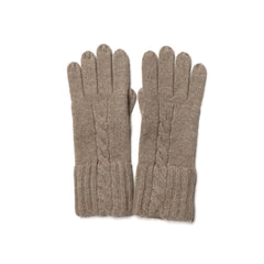 New Fall & Winter Cable Knit Pure Cashmere Gloves