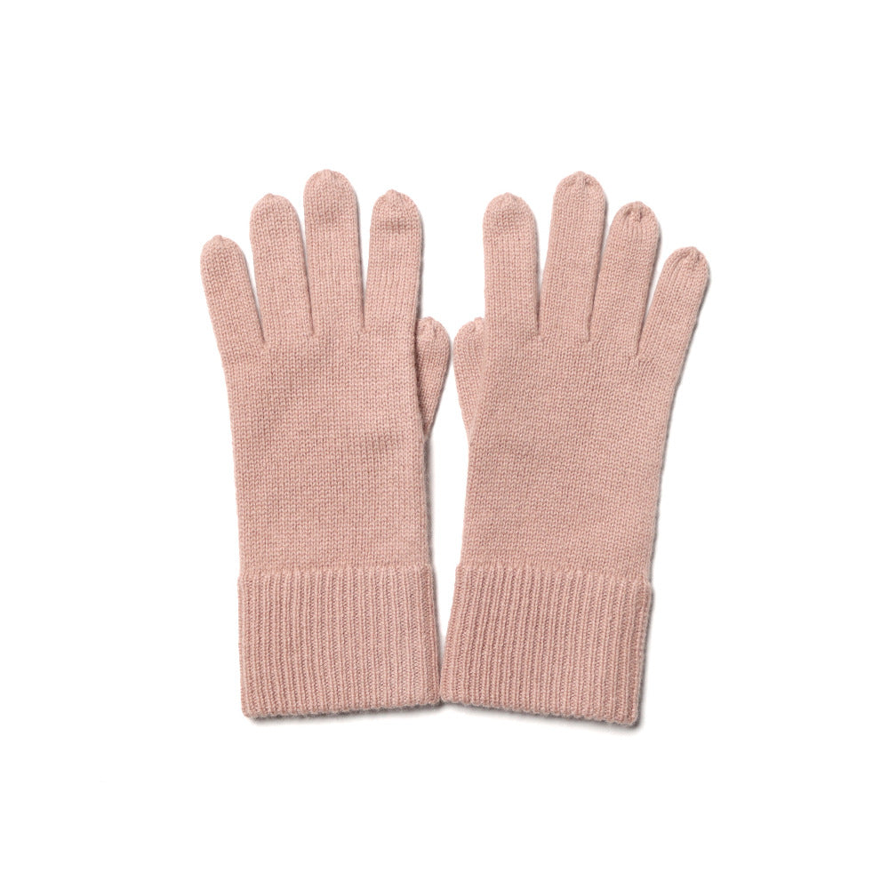 New Warm Solid Color Knit Cashmere Gloves