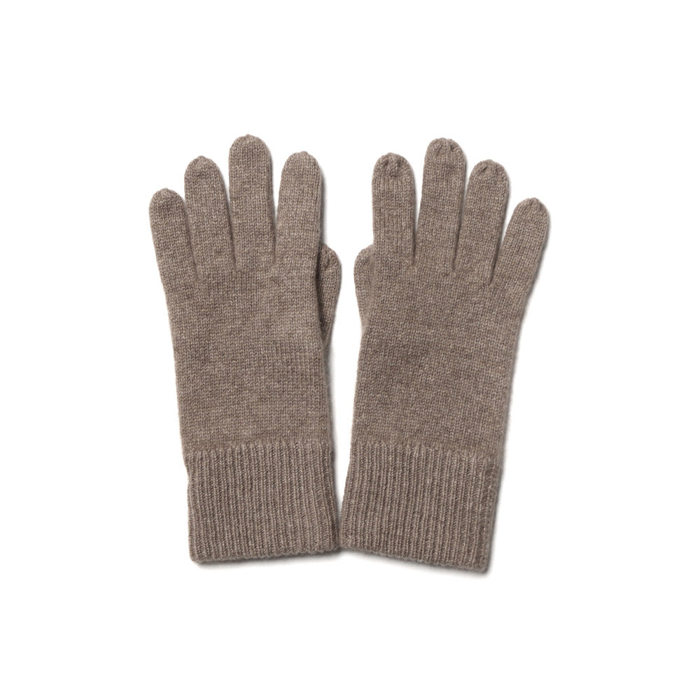 New Warm Solid Color Knit Cashmere Gloves